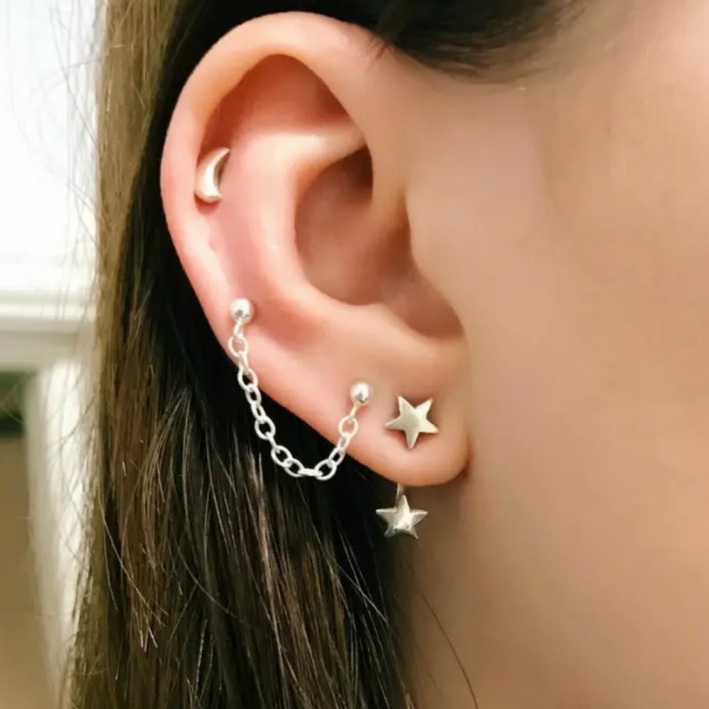 2/$10 NEW! Bohemian Earring Stud Set Cute Star Dainty Pendant Summer Set